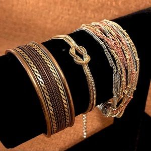 Copper Metals Trio Set